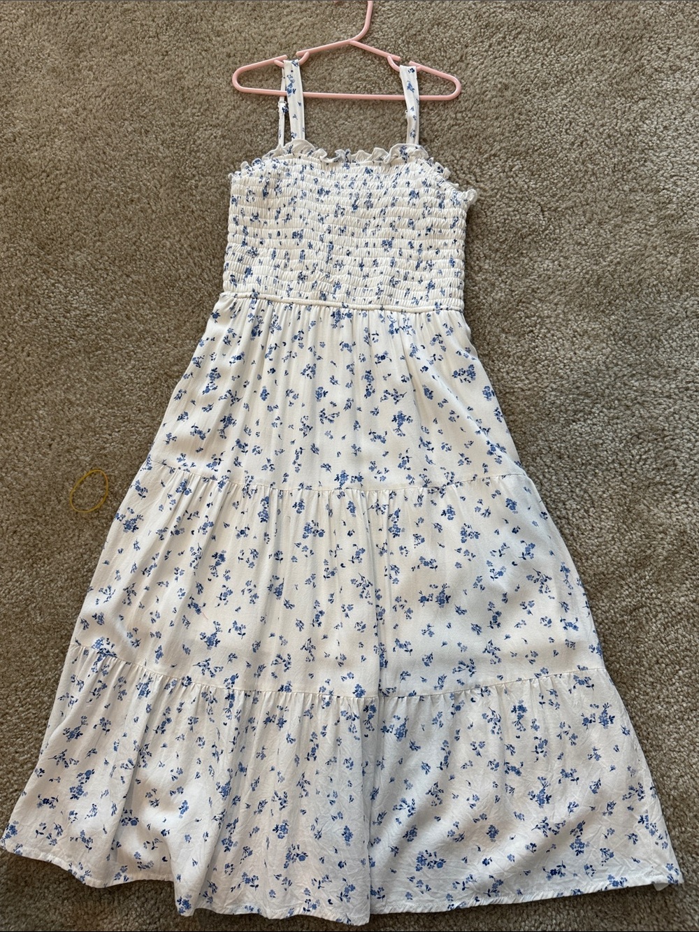 Girls white dress by Franki.